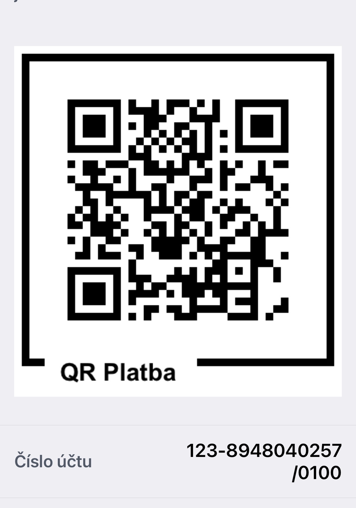 QR platba SDH Nučice