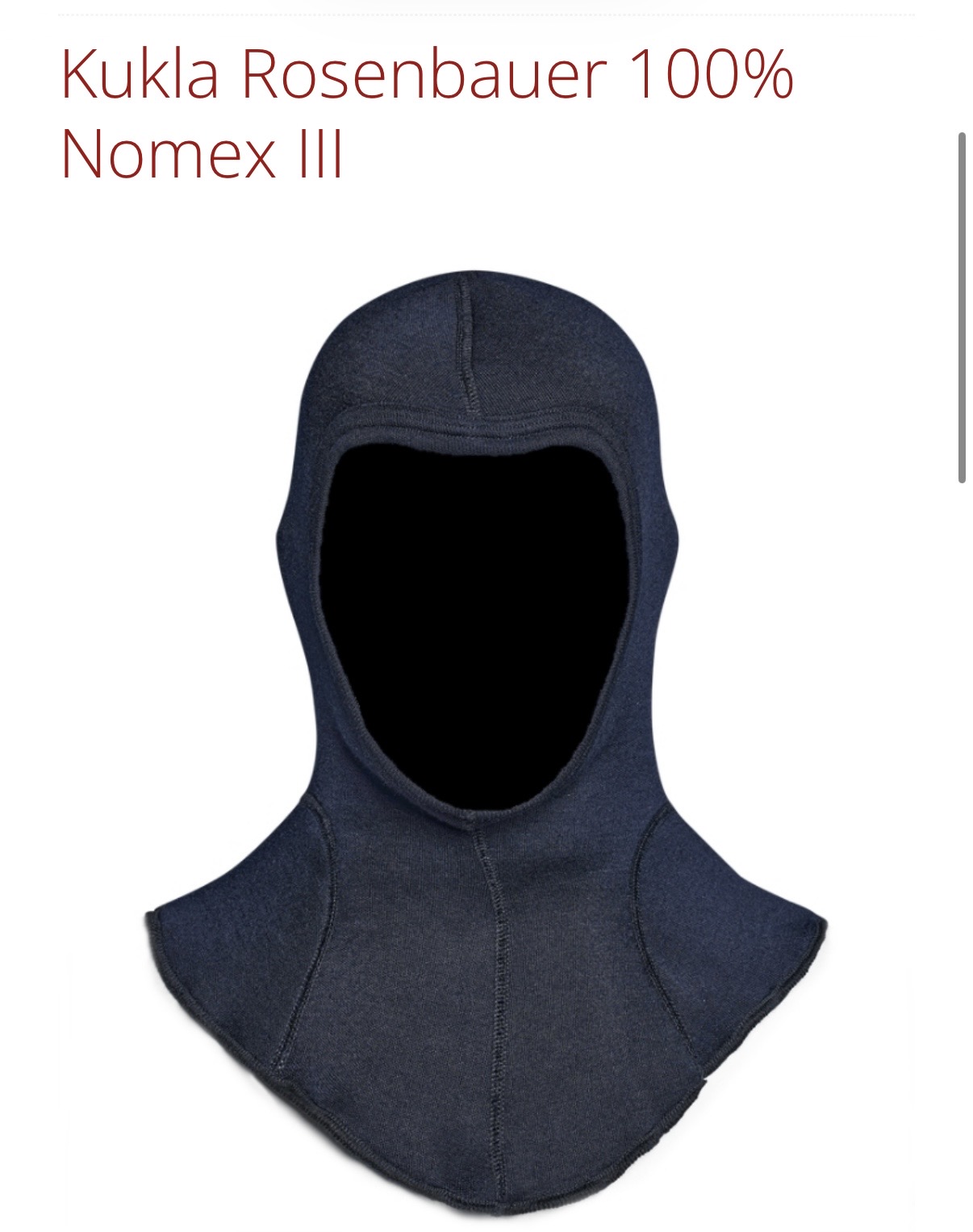 Kukla Rosenbauer 100% Nomex III