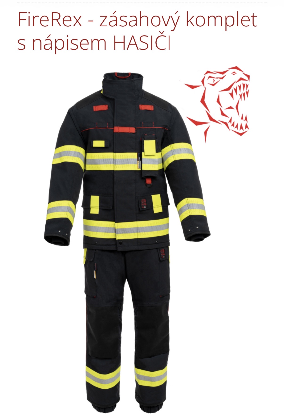 FireRex - zásahový komplet s nápisem HASIČI