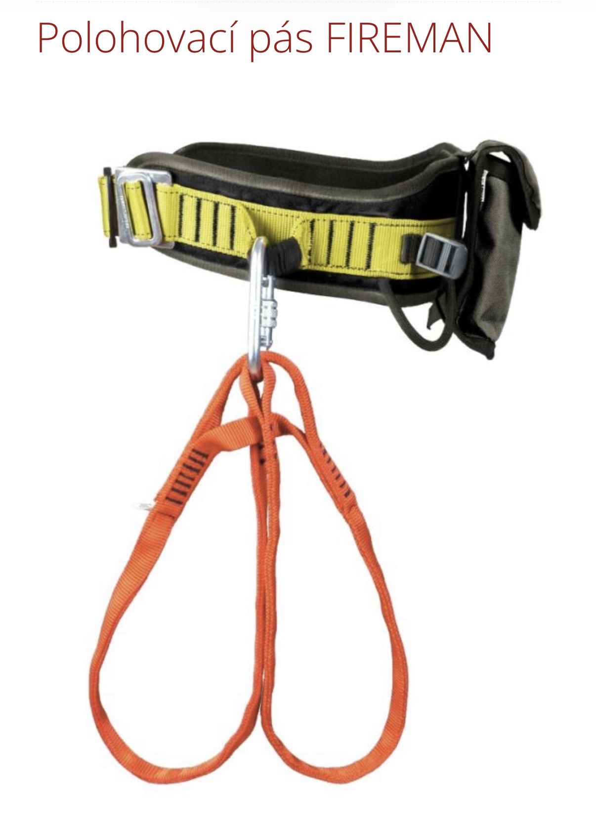 Polohovací pás FIREMAN