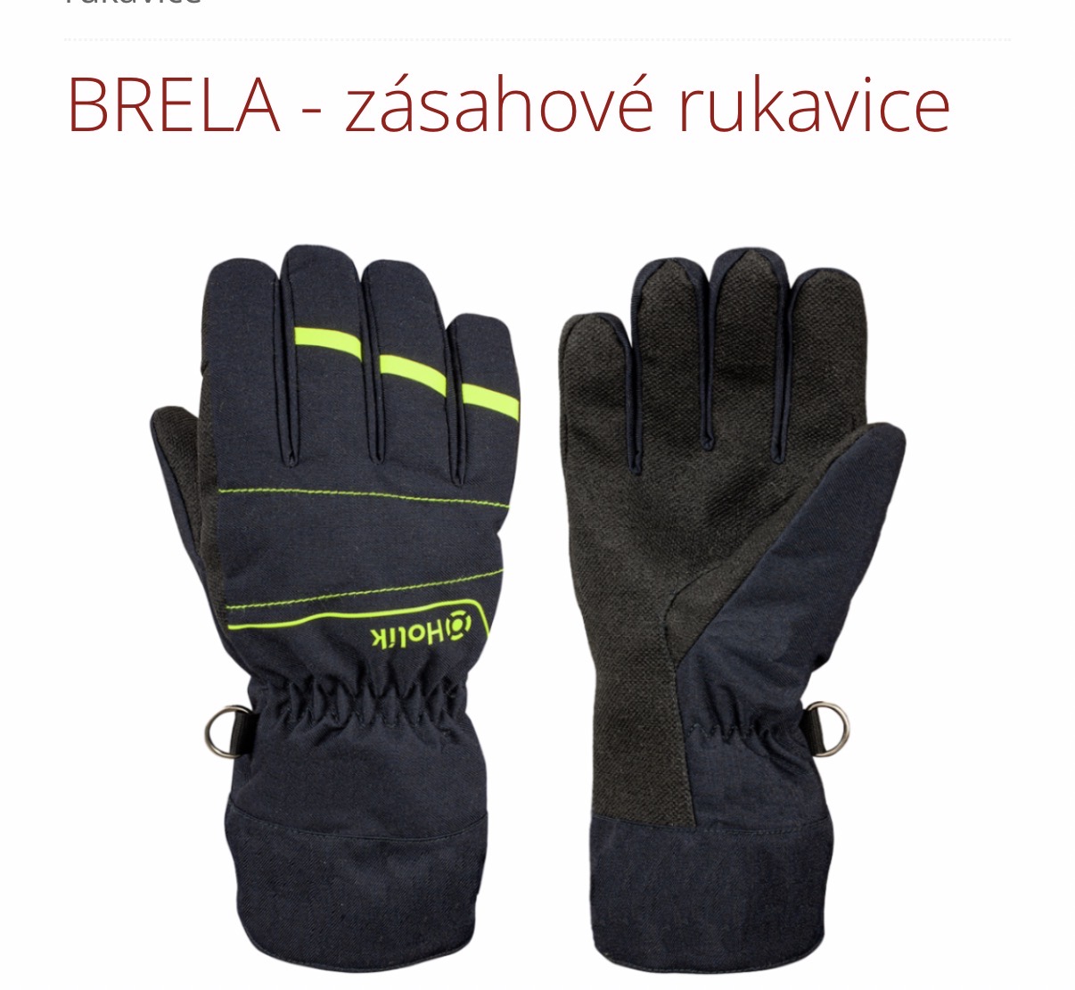 BRELA - zásahové rukavice